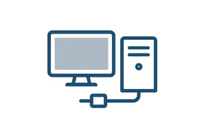 Computer and network service icon